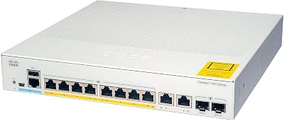 Cisco C1000-8T-E-2G-L Catalyst 1000 8 Port GE Ext PS 2x1G SFP Network Switch