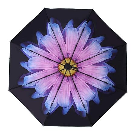 Stale Lila Blume Folding Automatik Regenschirm Regen Frauen Auto Luxus GroßE Winddicht Regenschirme Regen Frauen Beschichtung