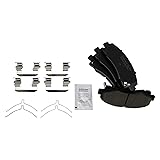 TRQ Front Brake Pads Ceramic Compatible with