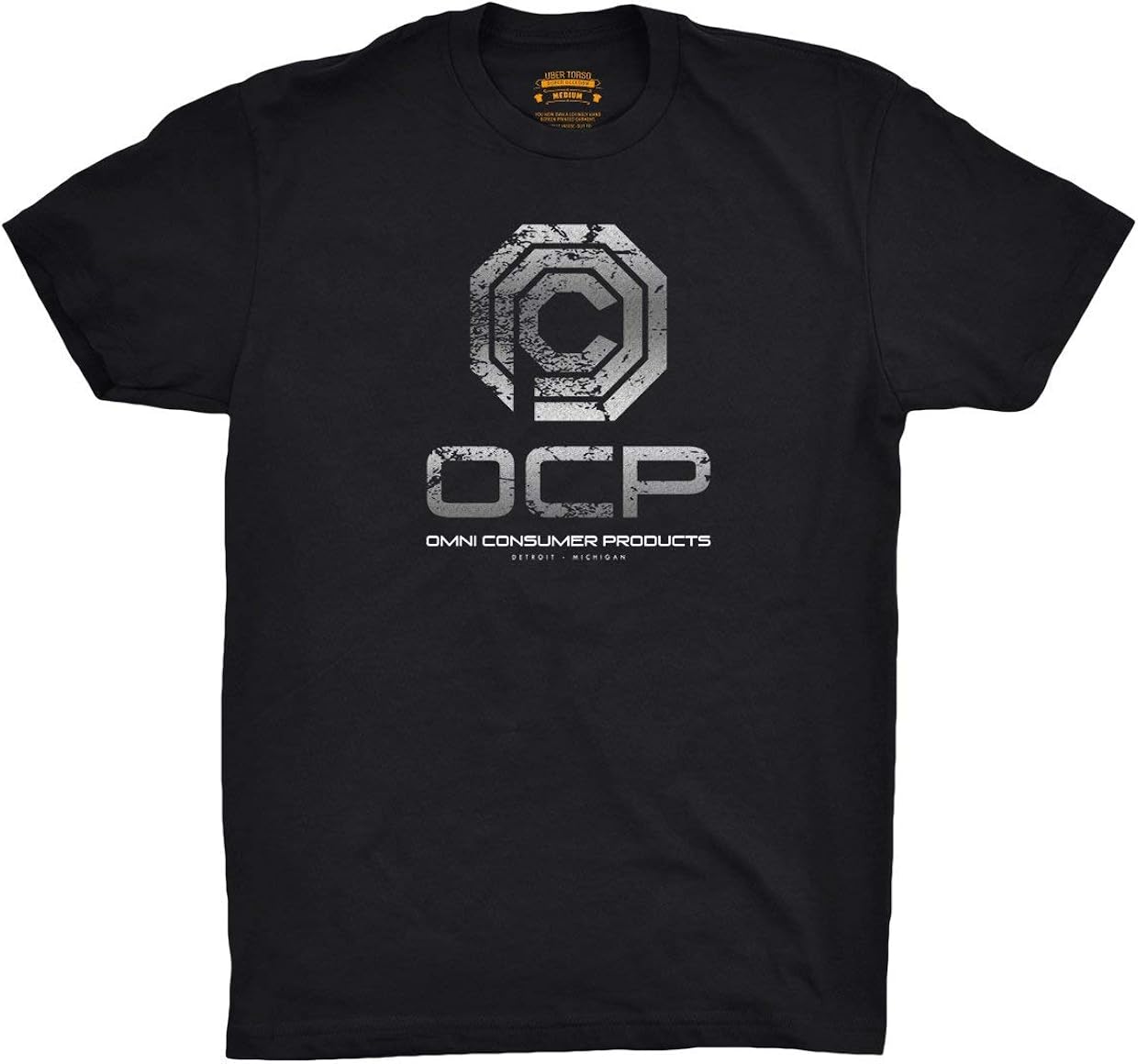 OCP Tee Mens TV Series Film Merch Geek Crew Neck Short Sleeve TShirt