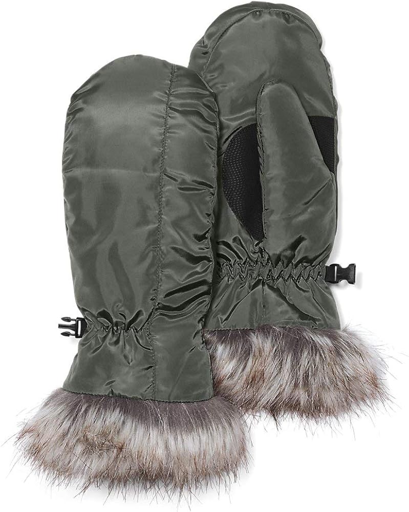 Eddie Bauer Women's Lodge Down Mittens, Dk Loden Regular M at  Women’s Clothing store