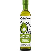 Chosen Foods Refined Avocado Oil for Cooking, 16.9 Fl Oz (Pack Of 1) | 100% Pure, High Smoke Point