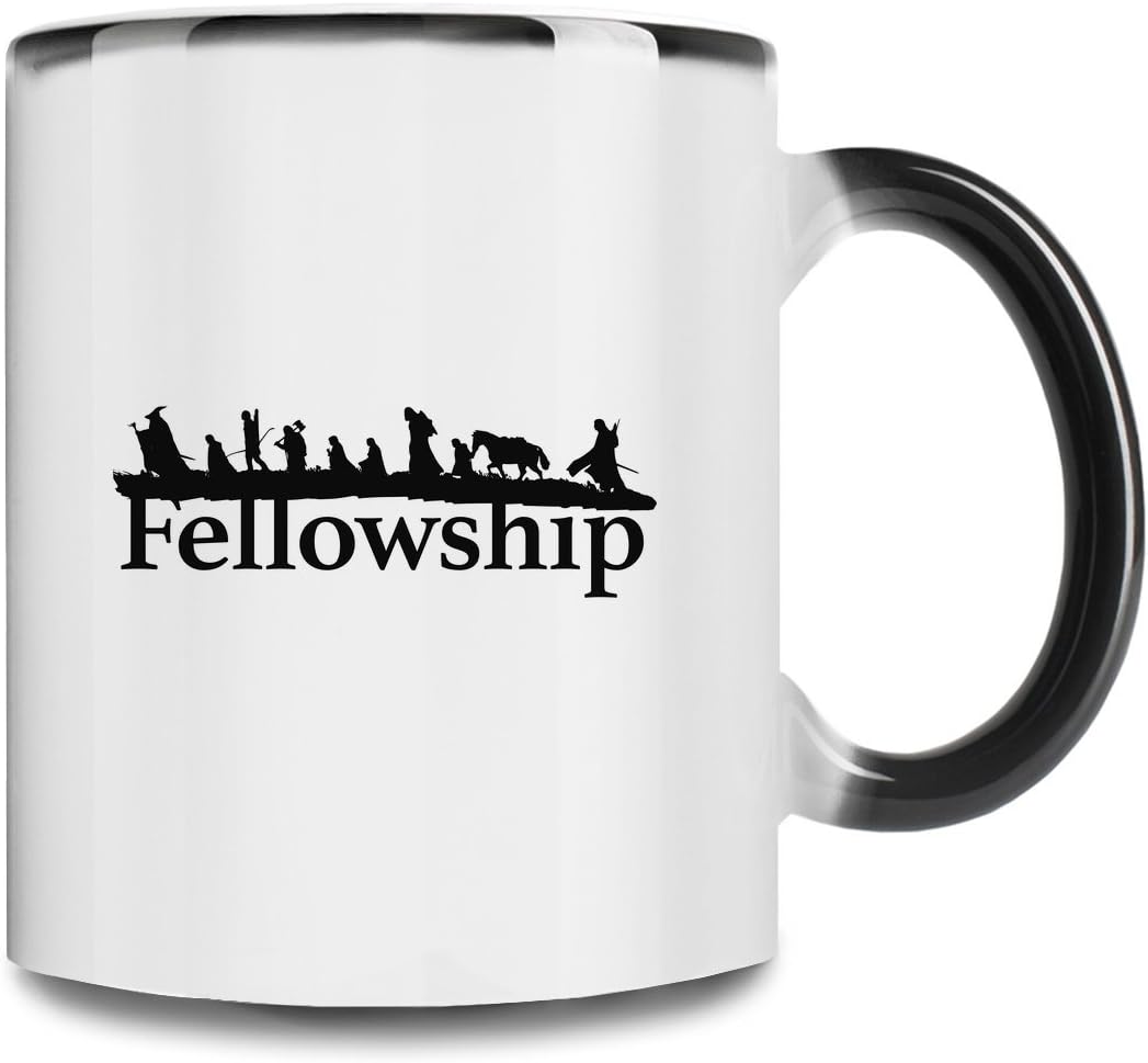 the Fellowship Premium Full Color Changing Mug| 11Oz|Drink W/ Style In Our Unique Color Changing Mug| High Quality Ceramic W/ Glossy Finish