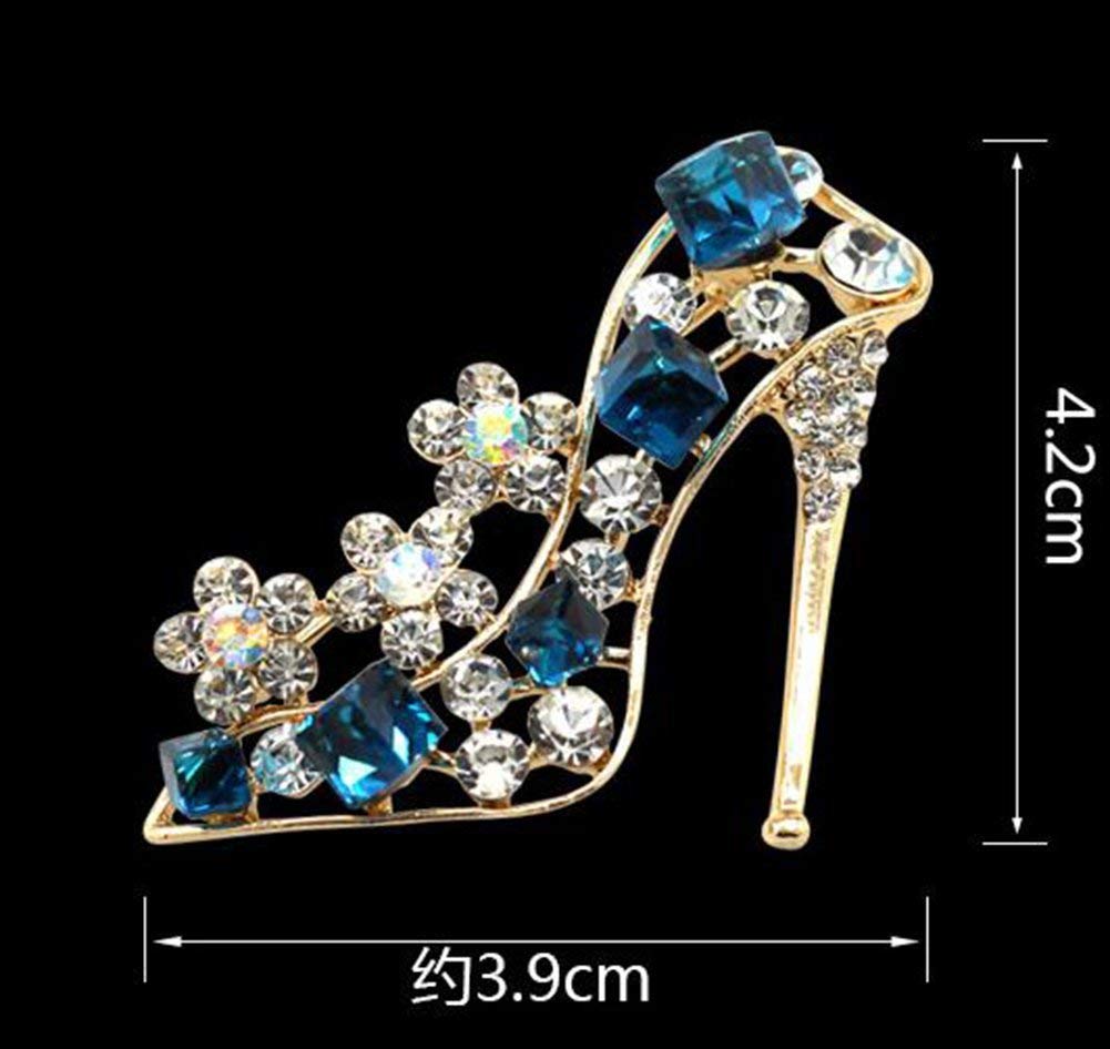 MECHANGE Brooches for Women with Crystal, 3D Hollow Jewelry Rhinestone Brooch Pins, Vintage Brooch Gifts for Wedding/Daily/Birthday