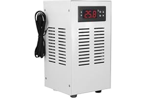 Compact Aquarium Chiller 72W 20L Fish Tank Cooling System with Rapid Cooling and Heating, for Fish Tank Enthusiasts (US Plug)