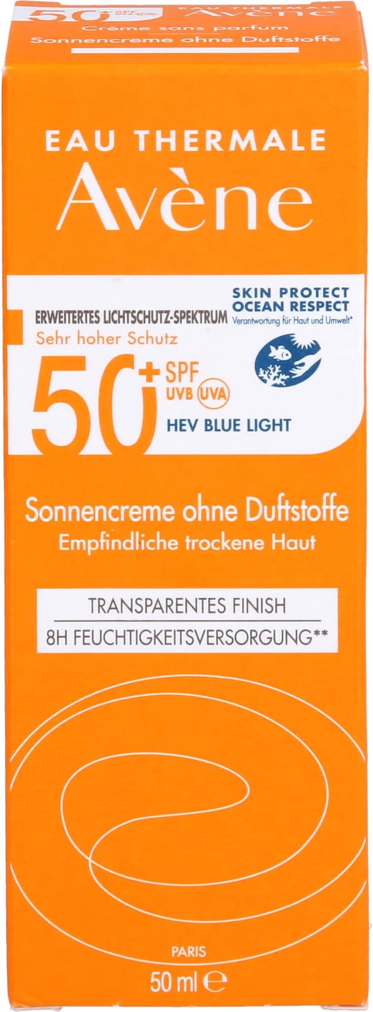 Avene Sun Cream SPF 50+ Fragrance Free 50 ml