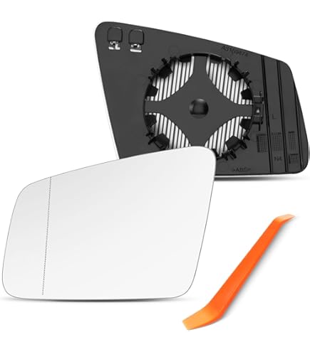 Right Passenger Side Mirror Cover With Turning Signal For Mercedes C-Class 2008-2015 - White