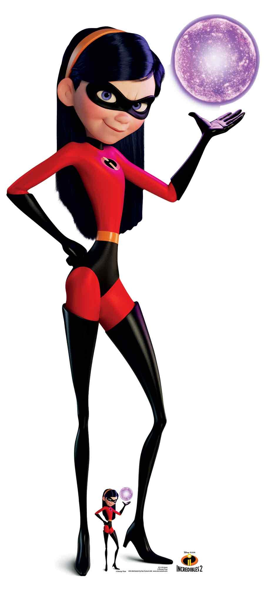 STAR CUTOUTS Violet SC1193 Official Incredibles Movie Lifesize Cardboard Cut Out 148cm/4ft 8inTall