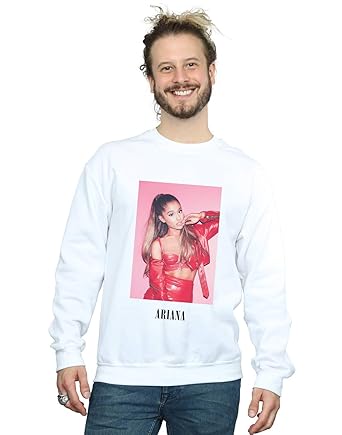 Absolute Cult Ariana Grande Herren Red Jacket Sweatshirt