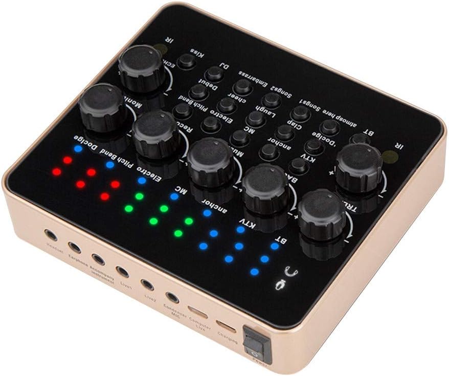 External Sound Card, Multifunctional V10 Sound Effects Digital Audio