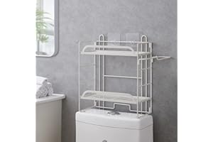 Over The Toilet Storage (White, 32x15x39cm)