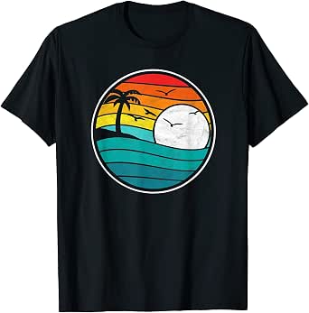 Retro Eighties Beach \u0026 Surf Graphic 