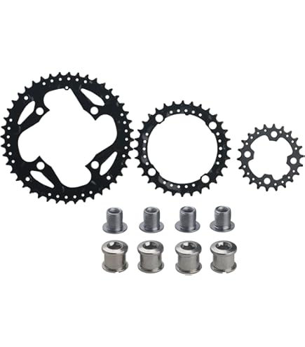 Ring.☆.。.:*・° SUGINO Zen 144 (NJS) W/Header 48T Chain Ring, Silver