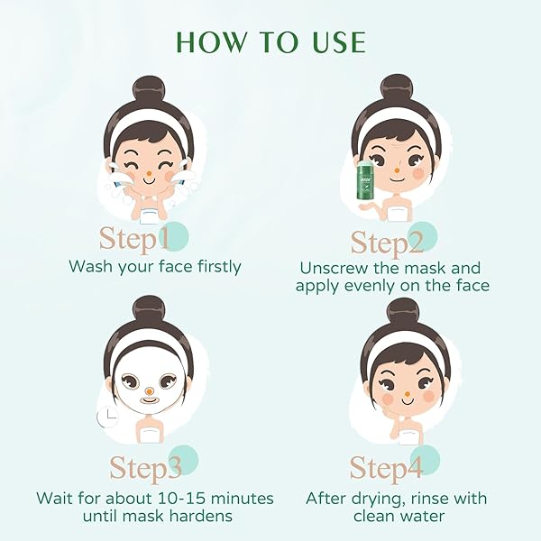 VEMOFOPER BLACKHEAD REMOVER WITH GREEN TEA EXTRACT, DEEP PORE CLEANSING, GREEN CLAY MASK FOR FACE MOISTURIZING, PURIFYING, REDUCE BLACKHEADS FOR ALL SKIN TYPES OF MEN AND WOMEN