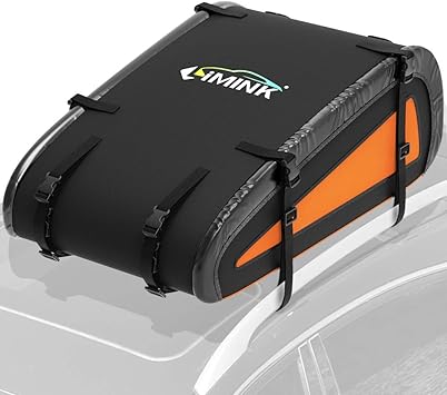 strap luggage to car roof