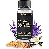 Midnight Sapphire Noir Essential Oil Refill Luxury Hotel Inspired, Long Lasting Aroma for Home & Office Diffuser, 120 ml Fresh Blend of Lavender, Vanilla & Almond - Scent for Spa Wellness Aromatherapy