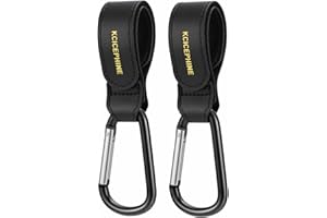 2PCS Universal Baby Stroller Hooks Clips for Hanging Bags and Shopping, Stroller Caddy Clips,Convenient Stroller Wheelchair A