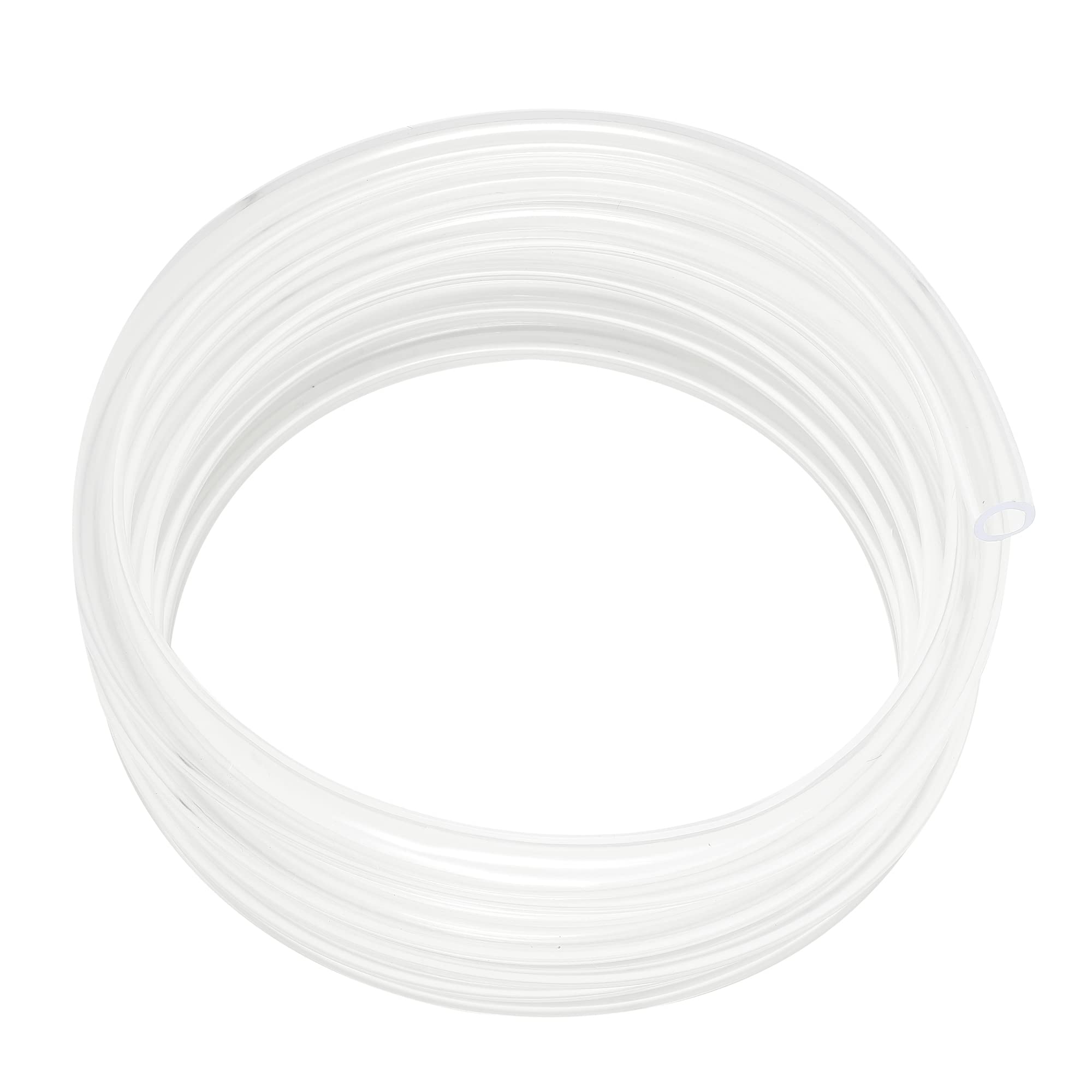 View 1 of 1’’ ID × 1-1/4’’ OD - 25 ft Clear Plastic Vinyl Tubing, Flexible PVC Hose Lightweight BPA Free and Non-Toxic vinyl Tube for Transfer Water Air Oil