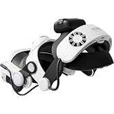 KKCOBVR Q3U Battery Head Strap Compatible with Meta Quest 3/Quest 3S | 23W Hot-Swap,10000mAh, Dual Rear Fans + Magnetic Front Fan, Extend 3-3.5H Playtime, Active Cooling