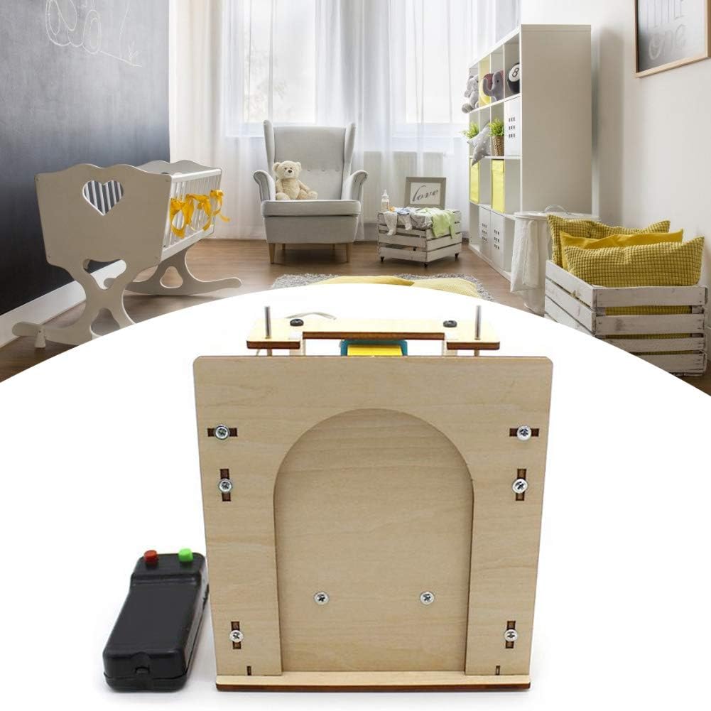 VGEBY DIY Wooden Elevator Door Kit, Science Educational DIY Wooden Garage Toy for Children House Assembly Toy Toy Elevator Kids Toys - Image 5