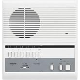 Aiphone LEF-5 Master Intercom with Door Release, 5-Station Selective Call | Connects up to 5 stations, LED call buttons, door release, 12V DC