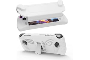 EJGAME Upgraded Ultra Slim TPU Protective Case with Front Cover Compatible with ASUS ROG Ally, Shock-Absorption, Non-Slip and