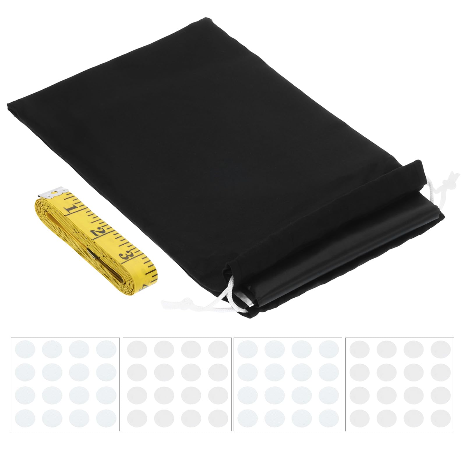 PATIKIL Portable Blackout Curtains, 39" x 57" 100% Blackout Blinds Temporary Blackout Shades with Hoop and Loop Stickers for Nursery Bedroom Travel Office