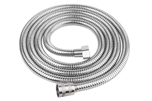 Shower Hose,2 Meters/79 Inches Stainless Steel Shower Hose Kink Free Flexible Hose Shower Head Hose with Brass Fittings Explo