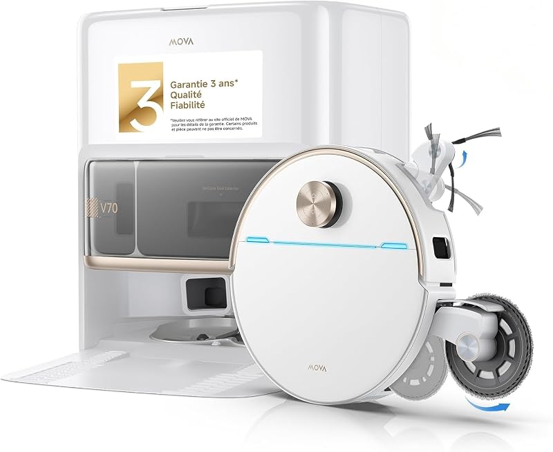 V70 Ultra Complete Robot Aspirateur, Blanc