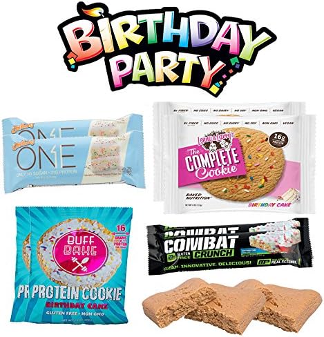 The Birthday Cake Lovers Pack (Lenny &amp; Larry, Buff Bake, Combat Crunch, Bia Bar, One Bar) 10 Pack