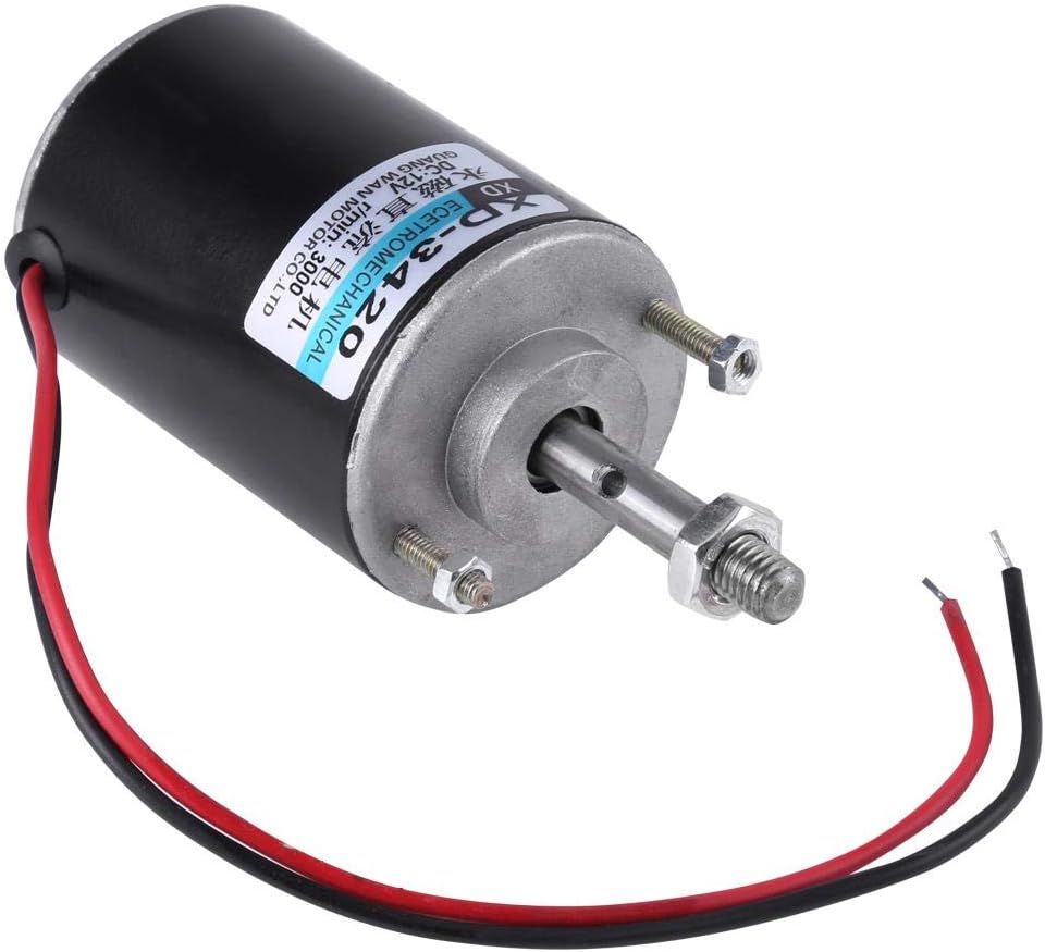 High Torque Permanent Magnet DC Motor, 12/24V 30W High Speed CW/CCW DC Motor For DIY Generator(12V, 3500RPM) - - 