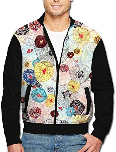 Men's Jellyfish Medusa Color Block Varsity Jackets\r\nWaterproof Underground For Vacation