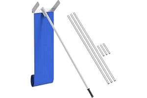 Hidalife Snow Roof Rake,20ft Snow Removal Tool with Wheel and Adjustable Extended Long Handle for Cedar Shake Roof,Metal,Tile Roof,Long or Low Pitched Roofs