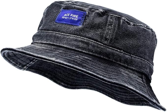 Amazon デニム ハット ユーズドデザイン 帽子 男女兼用 レディース メンズ インディゴ アウトドア 登山 釣り ピクニック 運動会 Gtline Favolic ファボリック Free Black キャップ 通販