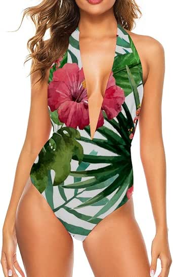 hibiscus flower bathing suit