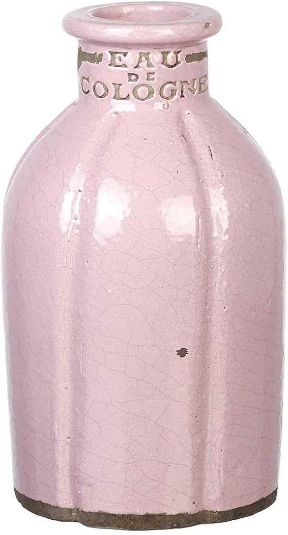 Rosa cerámica eau de Colonia Jarrón para flores/Decoración ...