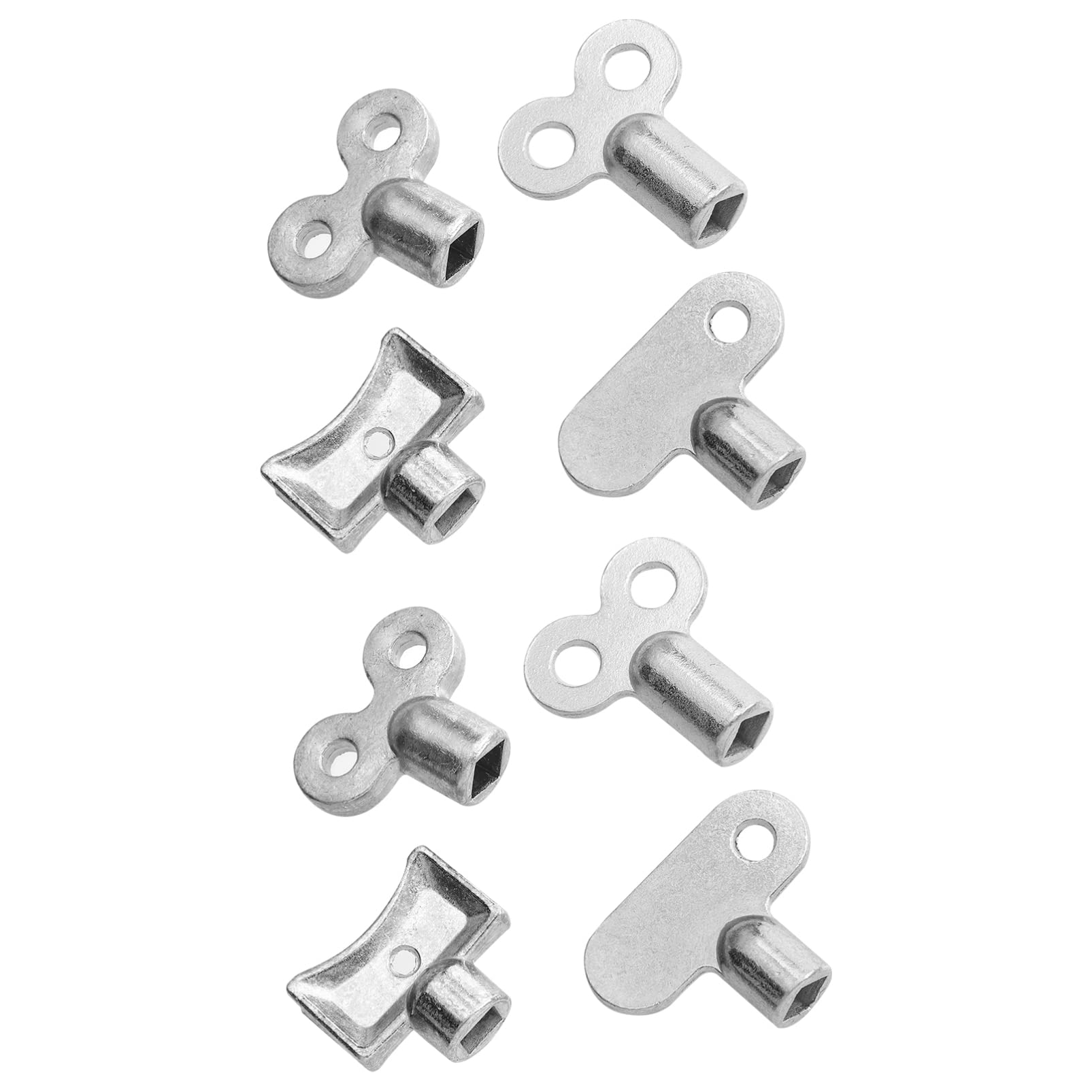 Housoutil 8pcs Radiator Valve Keys Radiator Bleed Hole Key Radiator Vent Air Release Valve Durable Key Plumbing Valve Key for Radiators and Faucets Accessories