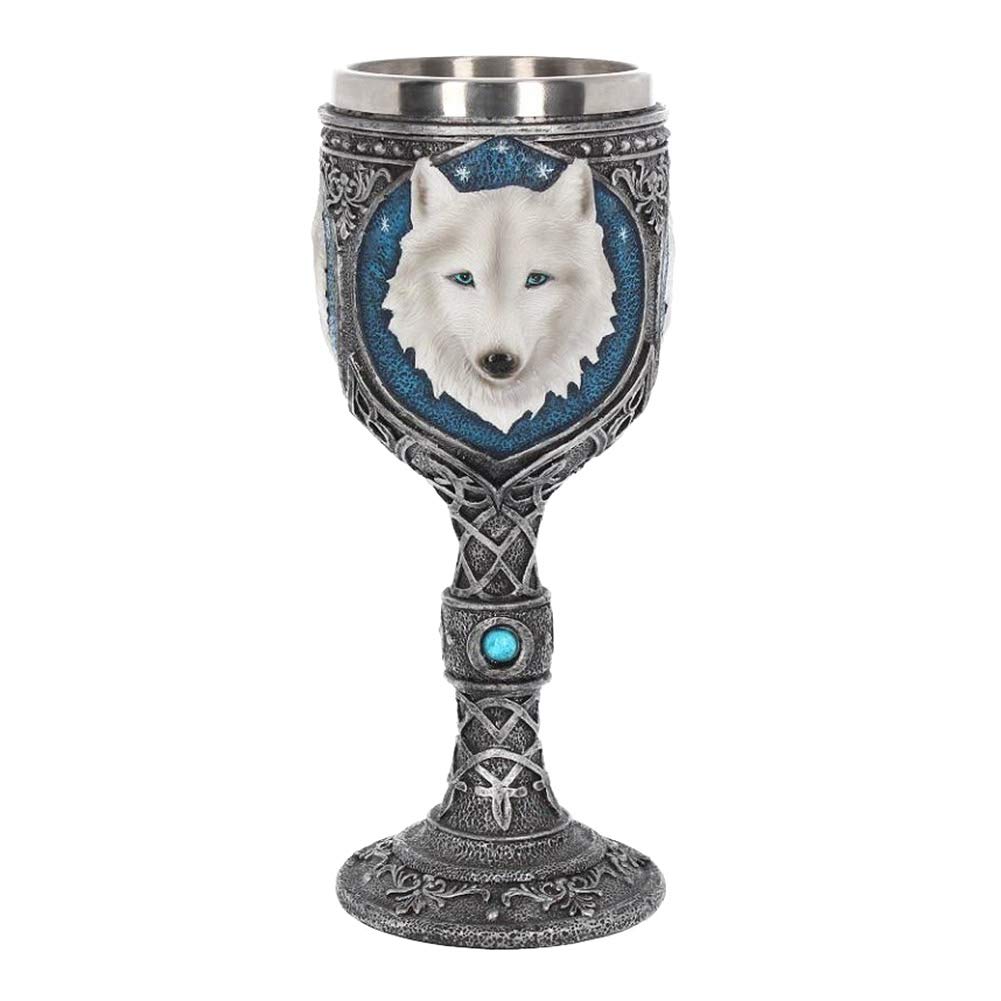 Nemesis Now Ghost Wolf Goblet Goblet 19.5cm Blue K2853G6