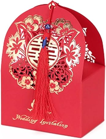 Panda Legends [T] Juego de 10 Cajas Decorativas de Regalo Caja de Papel de Caramelo China para Bodas: Amazon.es: Hogar