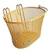 Basket with Hooks, Front, Removable, Wire mesh Small, Kids Bicycle Basket (Yellow/Orange)