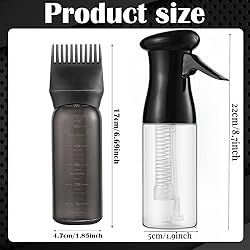 Zicotour Continuous Hair Spray Bottle and Root Comb