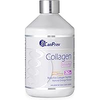CanPrev Collagen Beauty Liquid, 500ml 50-Day Supply - Skin Smoothness & Elasticity in 28 Days - Free from Dairy, GMO and Glut