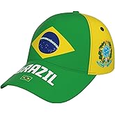 DABOYOZHZH Brazil Flag Cool Brazilian Baseball Cap 3D Full Print Adult Unisex Adjustable Hat Soccer Patriotic Caps
