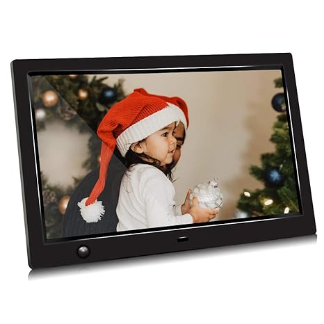 10 Inch Ips Screen Digital Photo Frame Digital Picture Frame With Motion Sensor Timing Power Onoff Support 1080p Hd Video Player Background