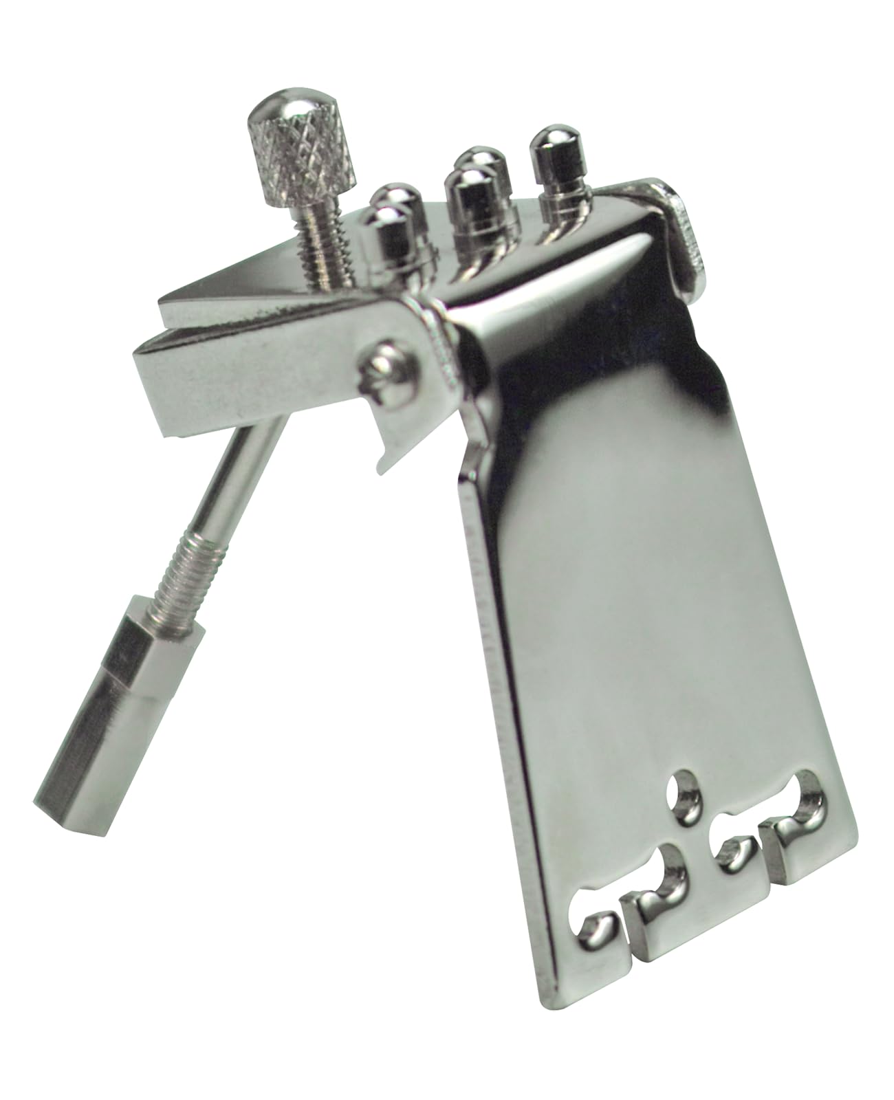 Golden Gate P-117 Old Waverly Style Banjo Tailpiece - Nickel