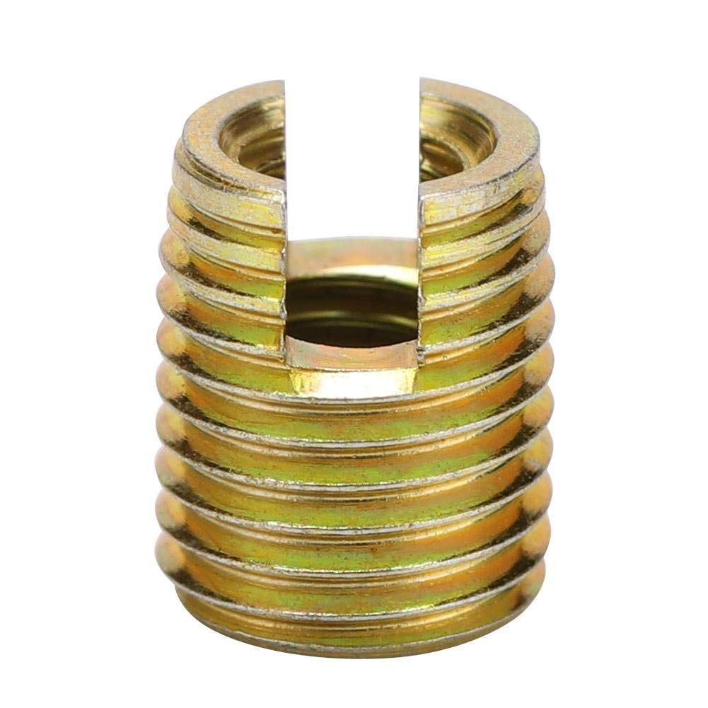 20Pcs 302 Carbon Steel Self-Tapping Thread Insert Screw Repairing Kit(Inner M6*1.0 Outer M9*1.0)