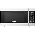 COMMERCIAL CHEF 0.9 Cu Ft Microwave with 10 Power Levels, Push Button and Child Lock, 900 Watt Microwave with Digital Control