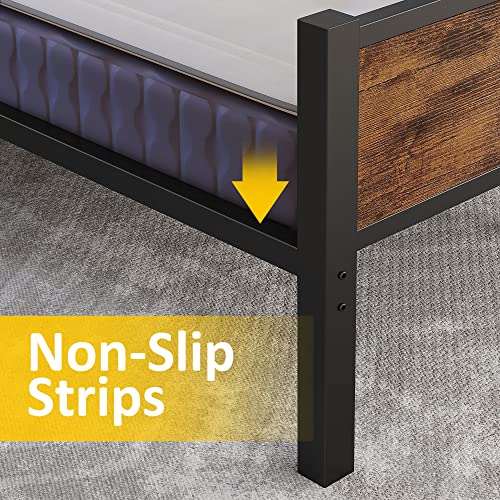 IRONCK Bed Frame, Full Size Platform Bed with Headboard and Footboard