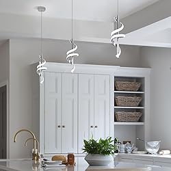Vloitgol Spiral Led Pendant Light Fixtures, 5500K