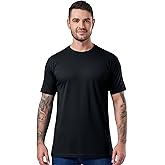 Cotton King Crew Neck Plain Tshirts for Men - Regular Fit T Shirts for Men - Short Sleeve Mens Tshirt